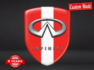 Infiniti Emblèmes Silicone Auto Résistants Pro Qualité